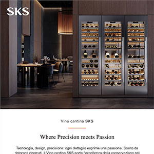 Vino cantina SKS: tecnologia, design e precisione