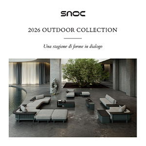 Catalogo Outdoor SNOC 2026: una stagione di forme in dialogo