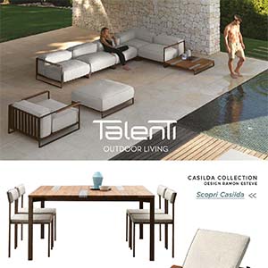 Casilda e Tikal: dal living alla cucina, il design outdoor by Talenti