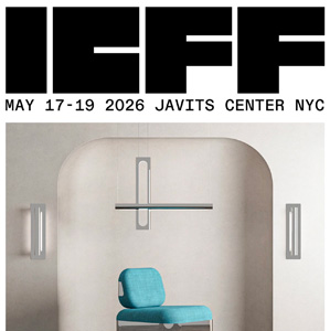 Partecipa all'ICFF New York 2026, la fiera internazionale del design che si terr� dal 17 al 19 maggio