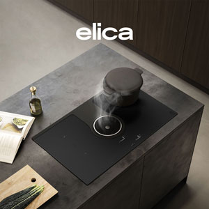 Piani a induzione Elica in nero opaco, resistenti e moderni