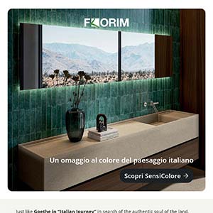 SensiColore by Florim: materie, luci e cromie dell�Italia