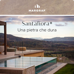 Pietra naturale di grande pregio Santafiora di Margarf, per spazi interni ed esterni