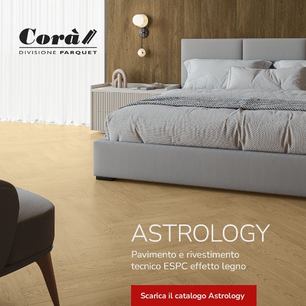 Pavimento tecnico Astrology di Cor�: naturalezza del legno e prestazioni hi-tech 