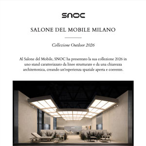 SNOC 2026 Outdoor Collection: artigianalit� e sfumature culturali