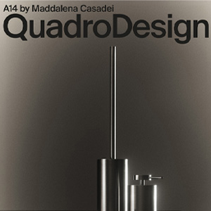 Accessori bagno A14 di QuadroDesign: la collezione nata dall�ottimizzazione produttiva