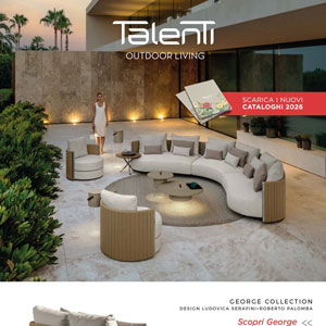 Dal living alla cucina: il design outdoor by Talenti con George e Tikal