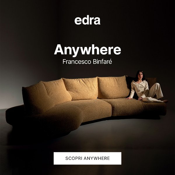 Divano Anywhere di Edra: il piacere di accomodarsi nel pi� personale dei modi