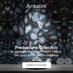 Pietre semipreziose diventano superfici esclusive con Precioustone Collection by Antolini
