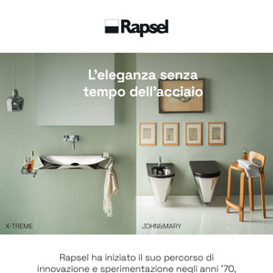 Arredo bagno in acciaio inox Rapsel