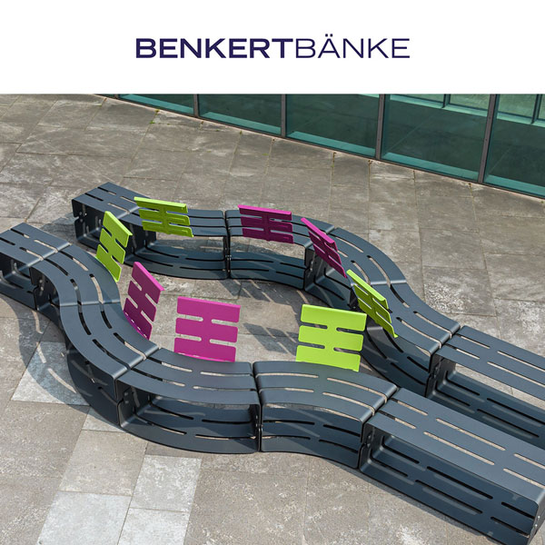 Arredi urbani in acciaio inox di alta qualit� Benkert B�nke 
