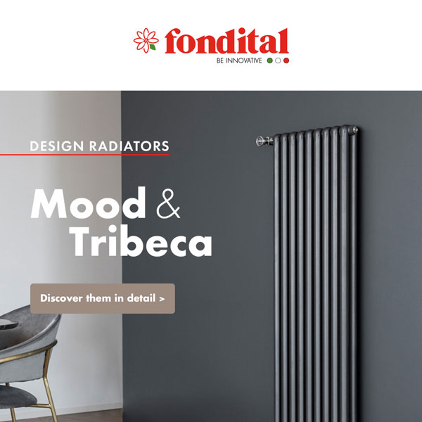 Radiatori d'arredo Fondital, la tecnologia dell'alluminio si unisce alla ricerca estetica