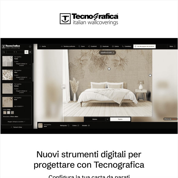 Configura la tua carta da parati con Tecnografica