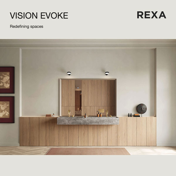 Il bagno come spazio architettonico: Rexa Vision Evoke